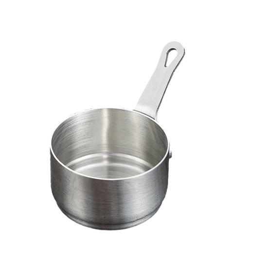 Stainless Steel Sauce Cup with Handle Reusable Metal Dipping Cups Small Condiment Server for Ketchup Appetizers Soy Sauce