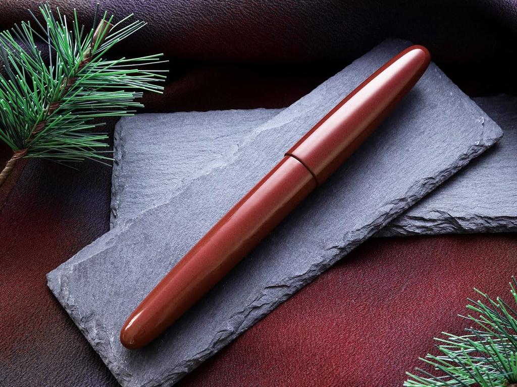 Перьевая ручка WANCHER Dream Pen Makoto Ebonite Sand Red DREAM PEN Sand Red WANCHER Medium (M (Позолоченный))