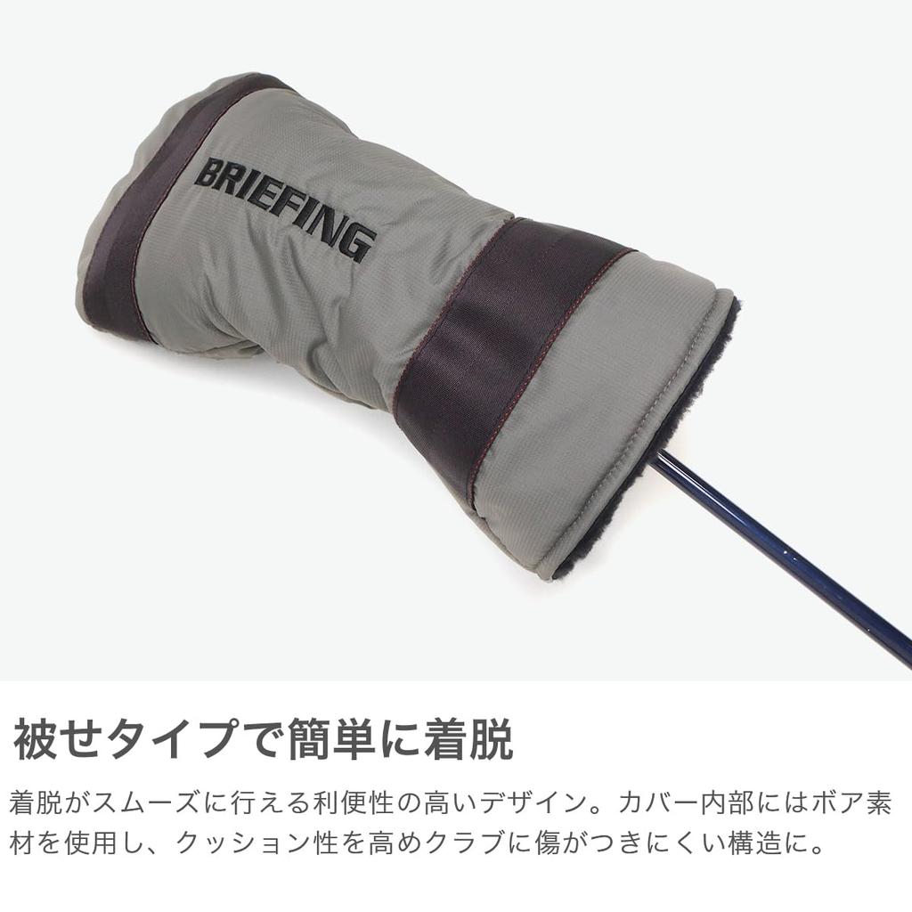 BRIEFING GOLF CS SERIES Special Order Headcover DRIVER COVER CS BGW251G54 [BRIEFING GOLF] L.GRAY
