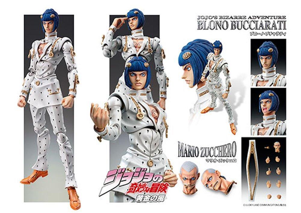 Super Figure Movable Bizarre Part 5 Bruno Bucciarati Specified by Hirohiko 16cm Painted Movable Figure "JoJo's Adventure" 33. (reproduction) (color