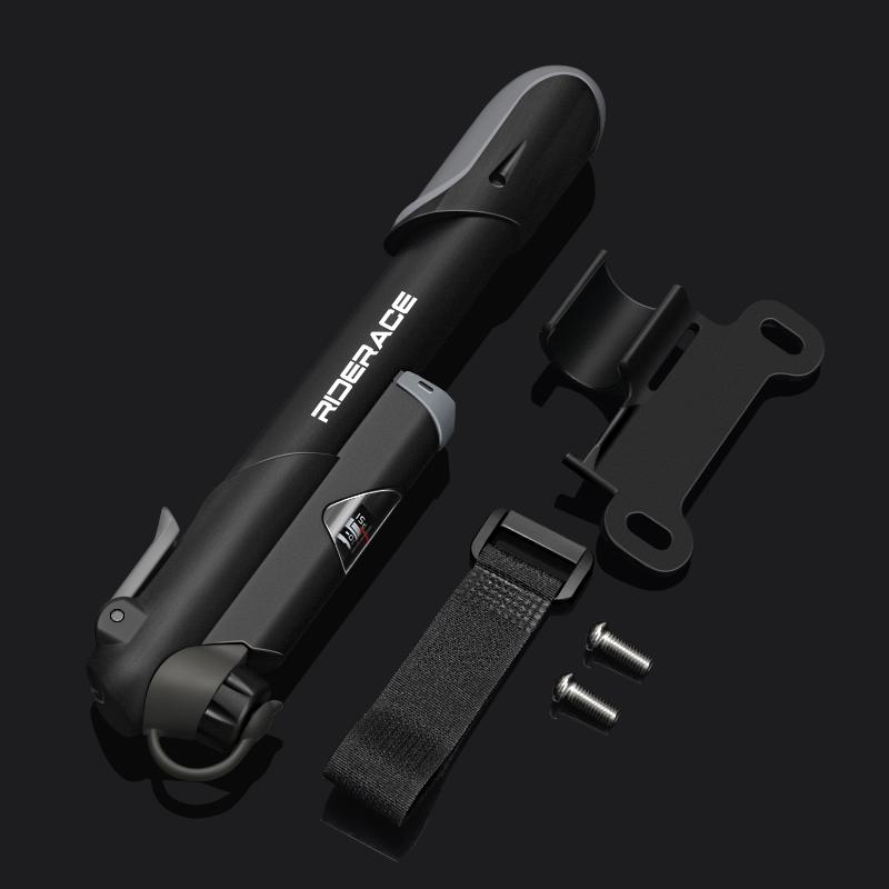 Mini Portable Bicycle Pump With Gauge Bike Hand Air Pump Outdoor Riding Cycling Hand Tire Air Inflator For Presta Schrader Valve