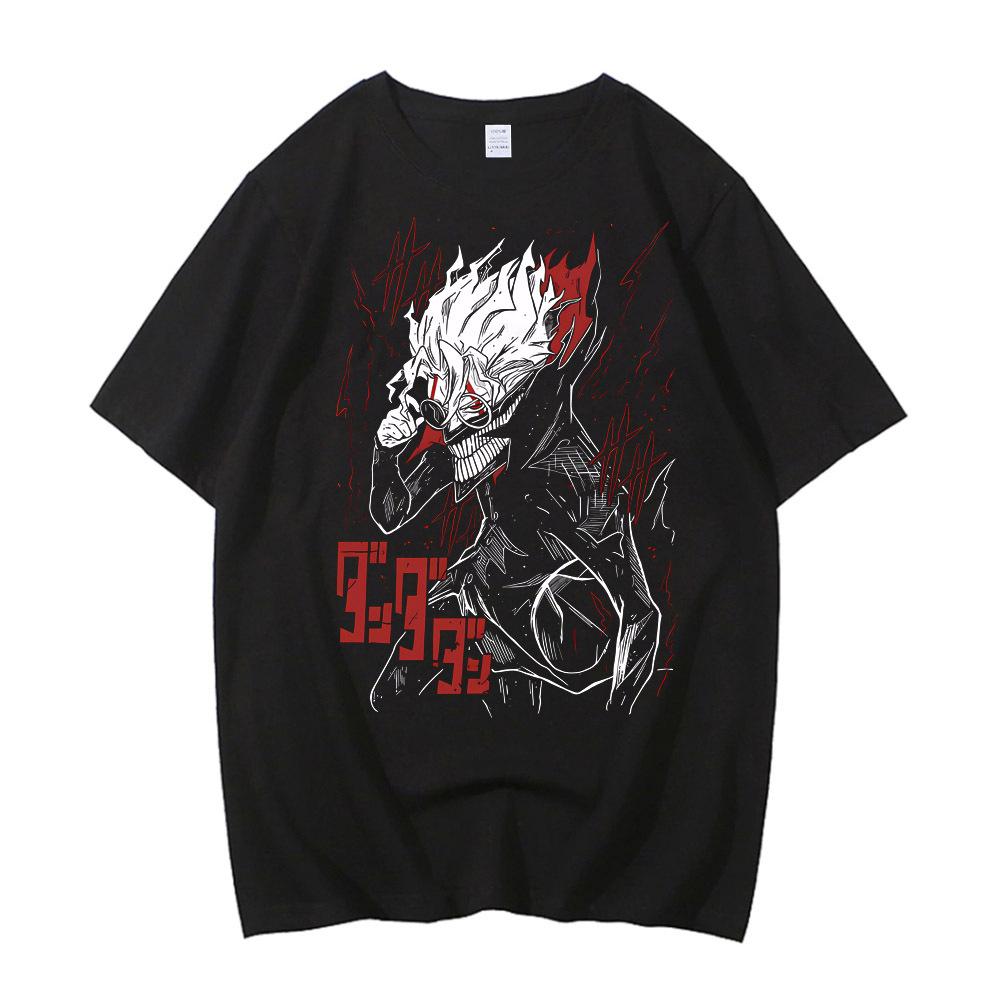 Dandadan Okarun футболка Хлопок Высокое качество мужская Пастельная Удобная Психоделическая Классическая футболка с графическим принтом Винтажная Университетская 2000-е