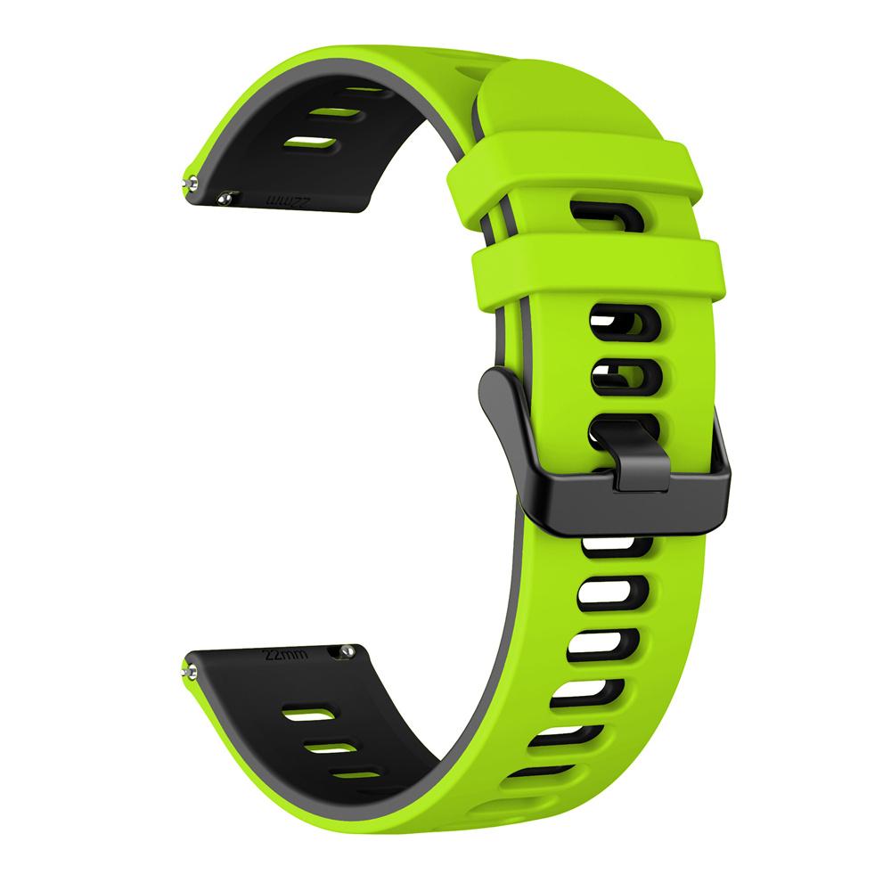 22 мм ремешки для Xiaomi Watch S3/S2/S1 высококачественный силиконовый ремешок для часов Suunto Race S браслет двухцветный браслет