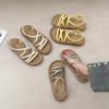 Sandals Women's New Summer Outer Wear Soft Sole One Pedal with Skirt Casual Sandals