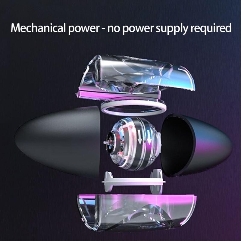 Кистевой гироскопический мяч с цветной светодиодной подсветкой, тренажер для рук, усилитель, оборудование для тренировки запястья и предплечья