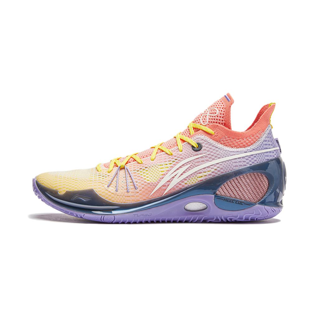 New LINING Wade 808 3 Basketball Shoes Men Low Top Bright Yellow/Red Coral Pink/Vero Rose Purple ABAU047-4