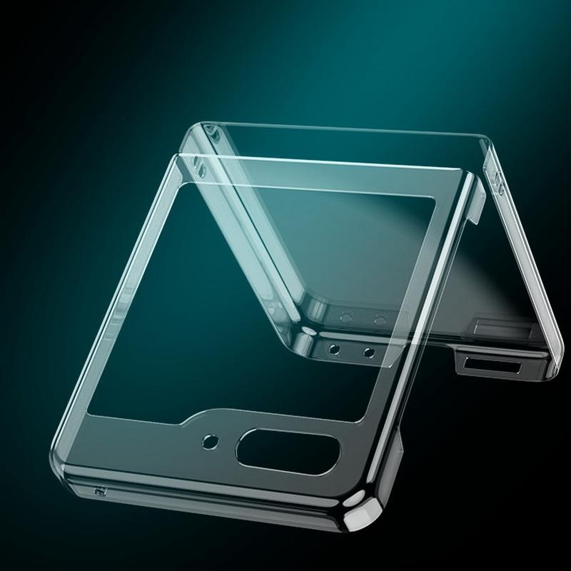 Для Samsung Galaxy Z Flip7 Flip6 Flip5 ZFlip4 3 Zfold5 Moto RAZR 40 50 Ultra Xiaomi Pc прозрачный противоударный чехол-книжка складной чехол