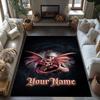 Gothic Illustrations Customize Your Name Floor Mat Design for Hallway Playrooms Bedrooms Decorate room Antislip Carpet Anime Office Decor
