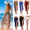 Summer Sexy Beach Skirt Women Beach Wear Chiffon Beach Wrap Skirt Towel Long Sarong Cover Up Sexy Bikini Scarf For Swimwear