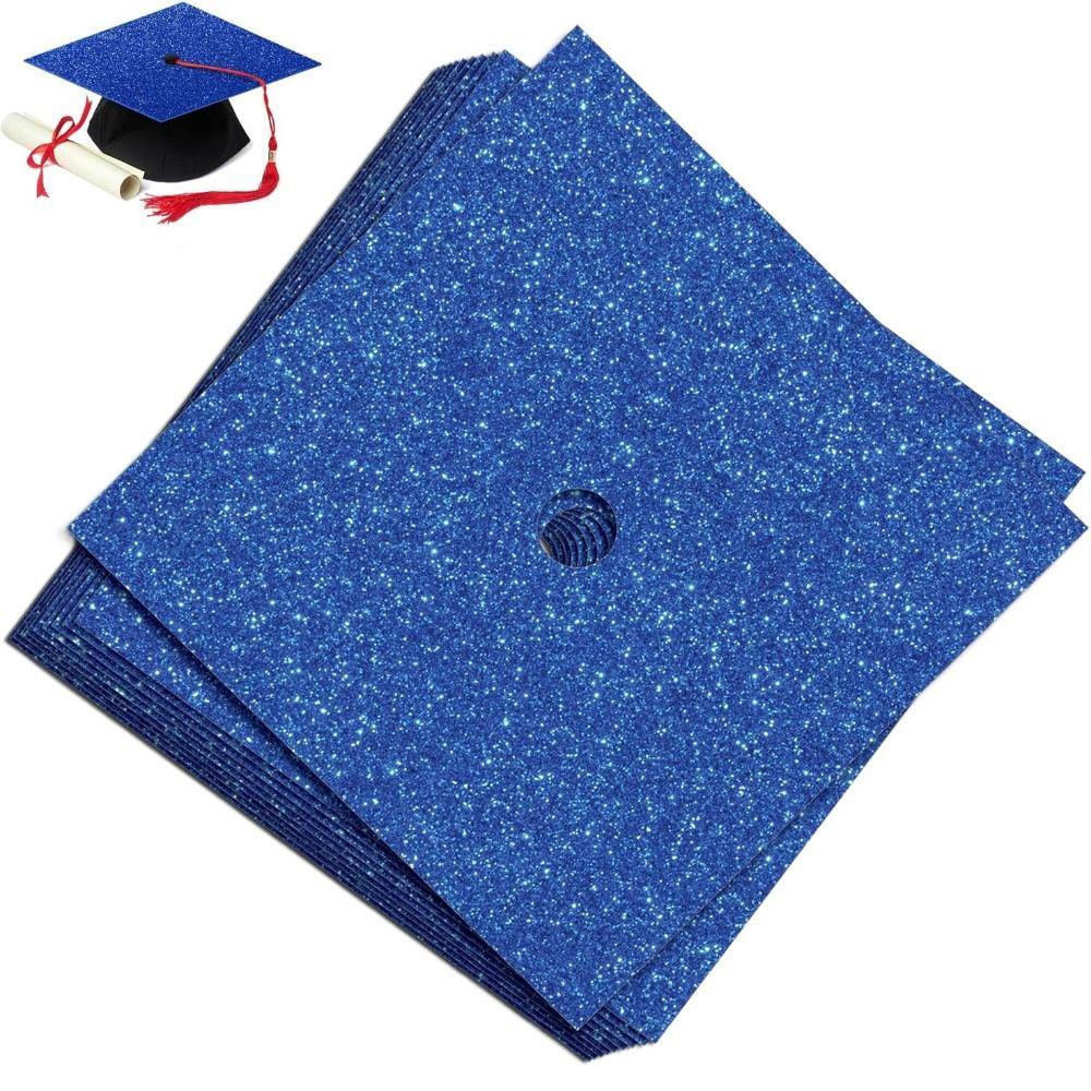 10 Sheets Shiny Glitter Craft Cardboard Creative Glitter Foam Paper  University