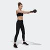 adidas Брюки для фитнеса с логотипом, женские брюки, черные HF6680