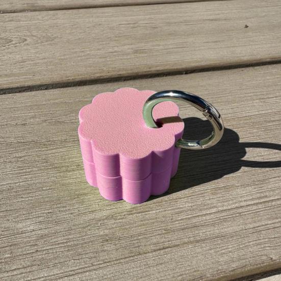 Брелок для таблеток, водонепроницаемый компактный мини-держатель, легкий контейнер с кольцом для ключей, напечатанный на 3D-принтере, небольшой органайзер для таблеток