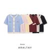 Araltay New Arrival Fashion Style Women's Clothing Fashion All-Match Casual Minimalist Short Sleeve Knitting Outwear 1822106