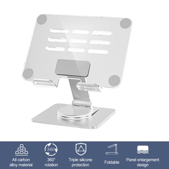 Универсальный держатель для планшета, прочный, вращающийся на 360 градусов, устойчивый к нагрузкам, настольная подставка, держатель для док-станции