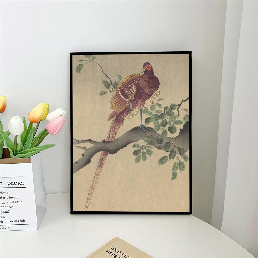 1 шт. Хокусай О-Охара К-Косон японский стиль искусства самоклеящийся художественный постер водонепроницаемая бумажная наклейка для кофейни бара настенный декор