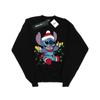 Disney Womens/Ladies Lilo And Stitch Christmas Lights Sweatshirt