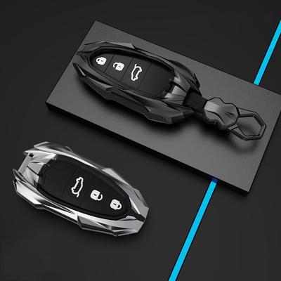 Чехол-брелок из цинкового сплава для автомобильного ключа Hyundai Solaris Sonata Hybrid NEXO NX4 Новый Grand Santa Fe Tucson 2020 2021 Аксессуары