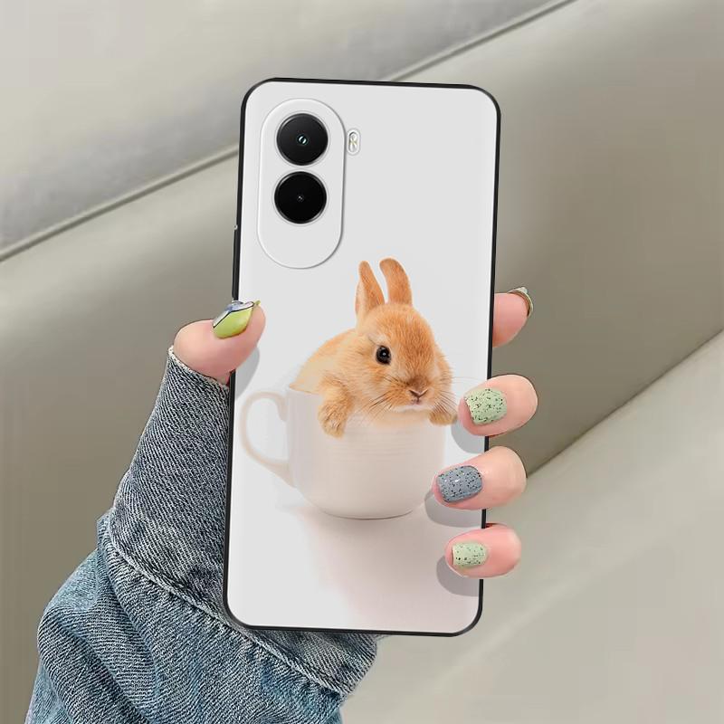 Мягкий чехол для Xiaomi Poco M7 4G Чехол Мультяшная задняя крышка для Xiaomi Poco M7 Pro 5G Защитный бампер с животным PocoM7 m 7 Крутые сумки