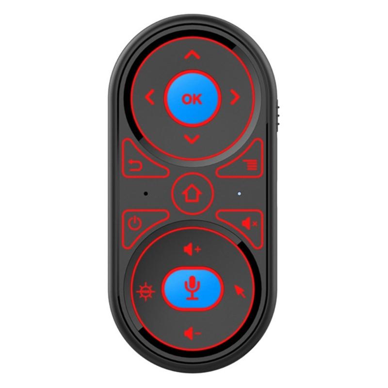Умная подсветка 2.4G Гироскопическая Air Mouse ИК-обучение Голосовой поиск для Smart TV Проектора Компьютера ТВ-приставки
