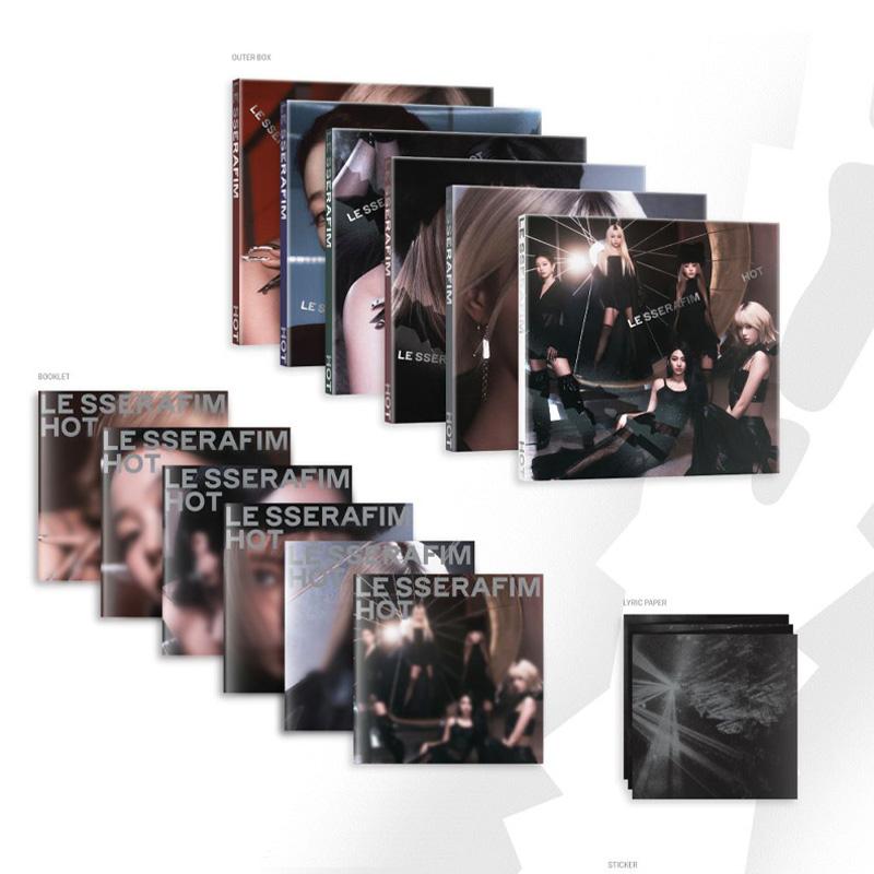 LE SSERAFIM 5th Mini Album 'HOT' (COMPACT Ver.)