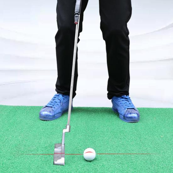 Тренировочное приспособление для игры в гольф в помещении, паттер для гольфа, выравнивающий указатель, устройство для прицеливания, корректор положения паттера для отработки удара