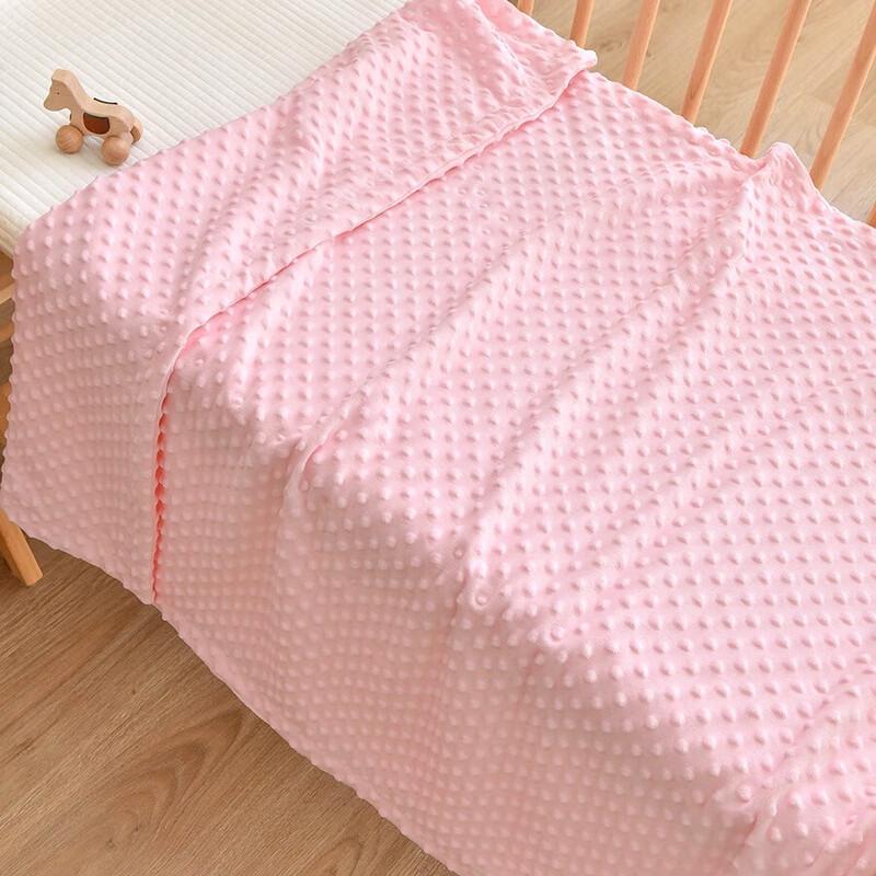 GPPNKC Minky Dot Baby Comfort Blanket