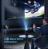 Мини-проектор портативный - Bluetooth Auto - Full HD Smart Video Projector - Поддержка 4K - Wifi 6 и BT 5.0
