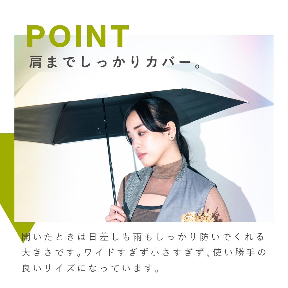 Ogawa Легкий и тонкий складной зонт для идеальной защиты от солнца и УФ-лучей и легкий ручной Zero и Lake 6 52366 (Огава) [2025] Женщины, Дождь,