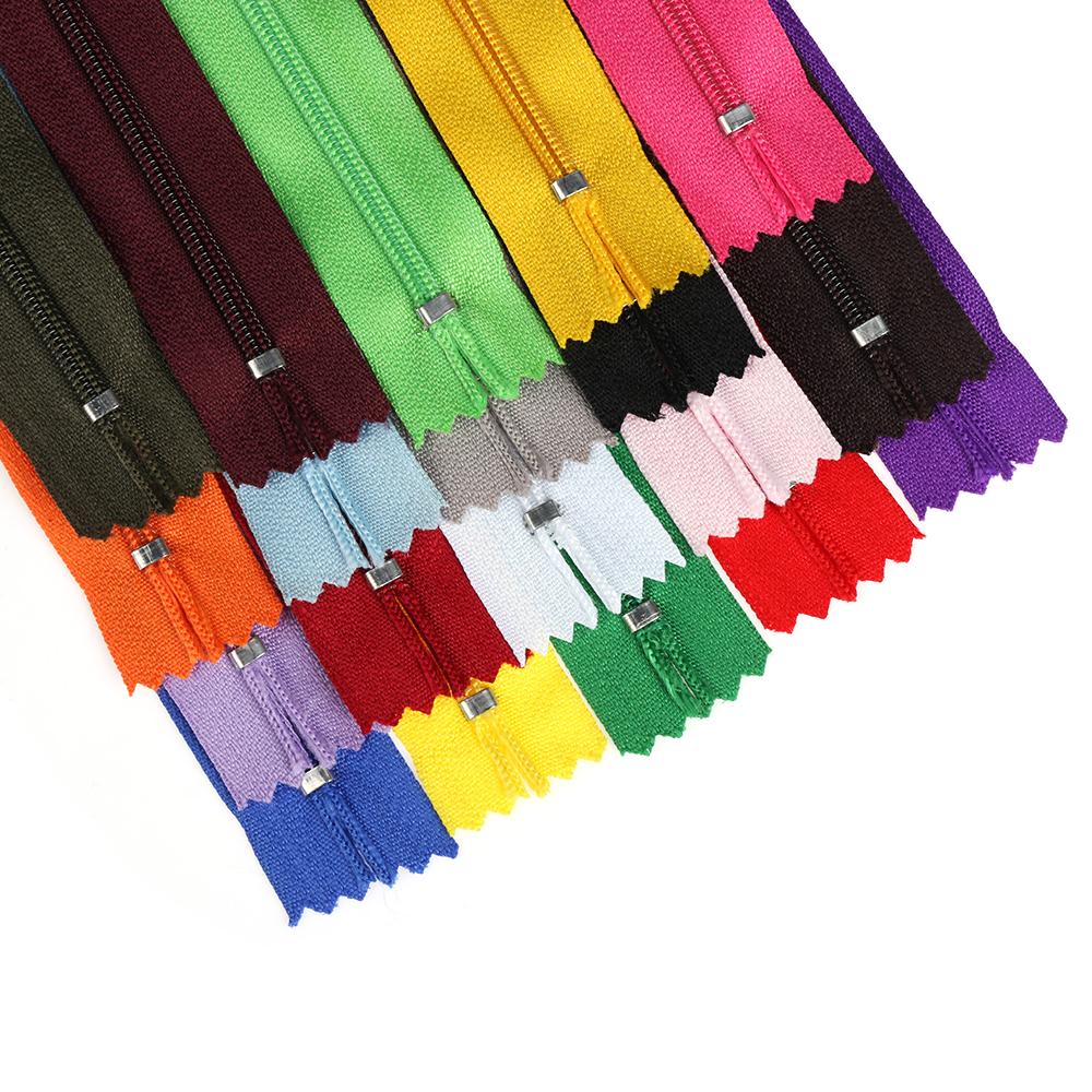 10Pcs/lot Colorful Clothing Garment Nylon Zippers Sewing Handcraft Tailor