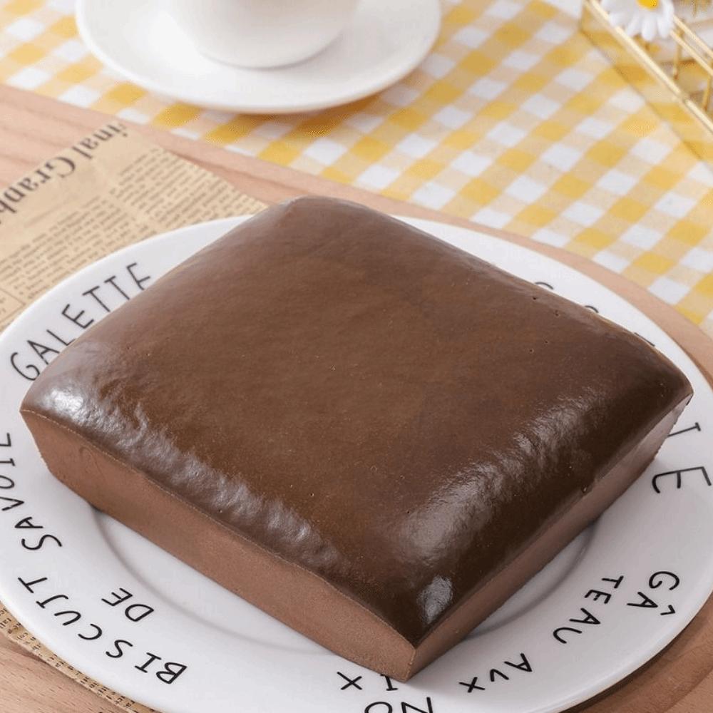 Soft Simulation Bread Squeeze Toys Round/Square Sensory Squishy Toy Squeeze Toast Toy Fidget Toy