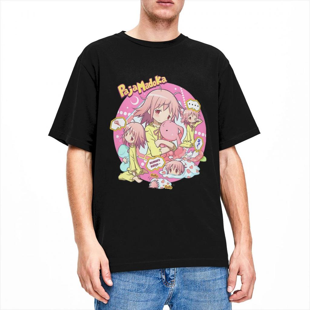 Футболка Paja Madoka Madoka Magica Anime Merch для мужчин и женщин, забавные летние топы из 100% хлопка