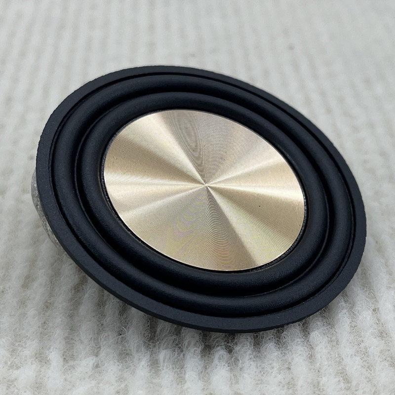 Металлическая конусная вибрирующая диафрагма сабвуфера с резиновым краем 60 мм