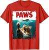 Cute Paws Cat Chasing Mouse Kitten Parody Help Unisex T-Shirt 9