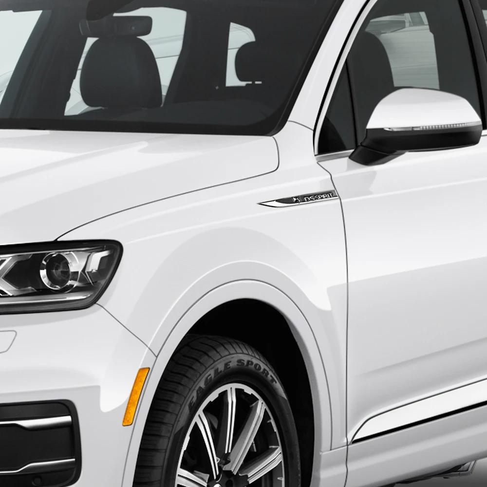 Metal Car Rear Fender Side Sticker for C4 Aircross Cactus C3 Berlingo Picasso DS Logo Styling Door Emblem Badge Decals