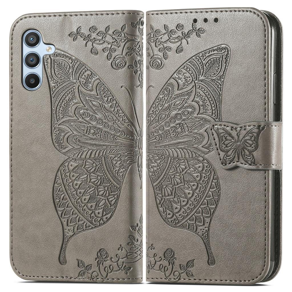 Для Samsung Galaxy A56 5G Чехол-кошелек из ПУ кожи Чехол для телефона с узором бабочки