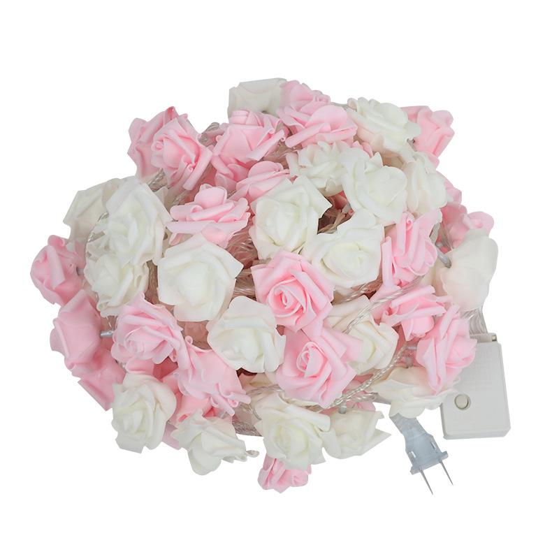 LED Rose Flower String Lights - Valentine’s, Wedding, Proposal, Atmosphere & Confession Decoration.