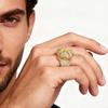 Горячая Распродажа Кольцо Корона в Европе и Америке, Мужское Позолоченное 18 карат с Инкрустацией Цирконами, Высококачественное Хип-хоп Кольцо