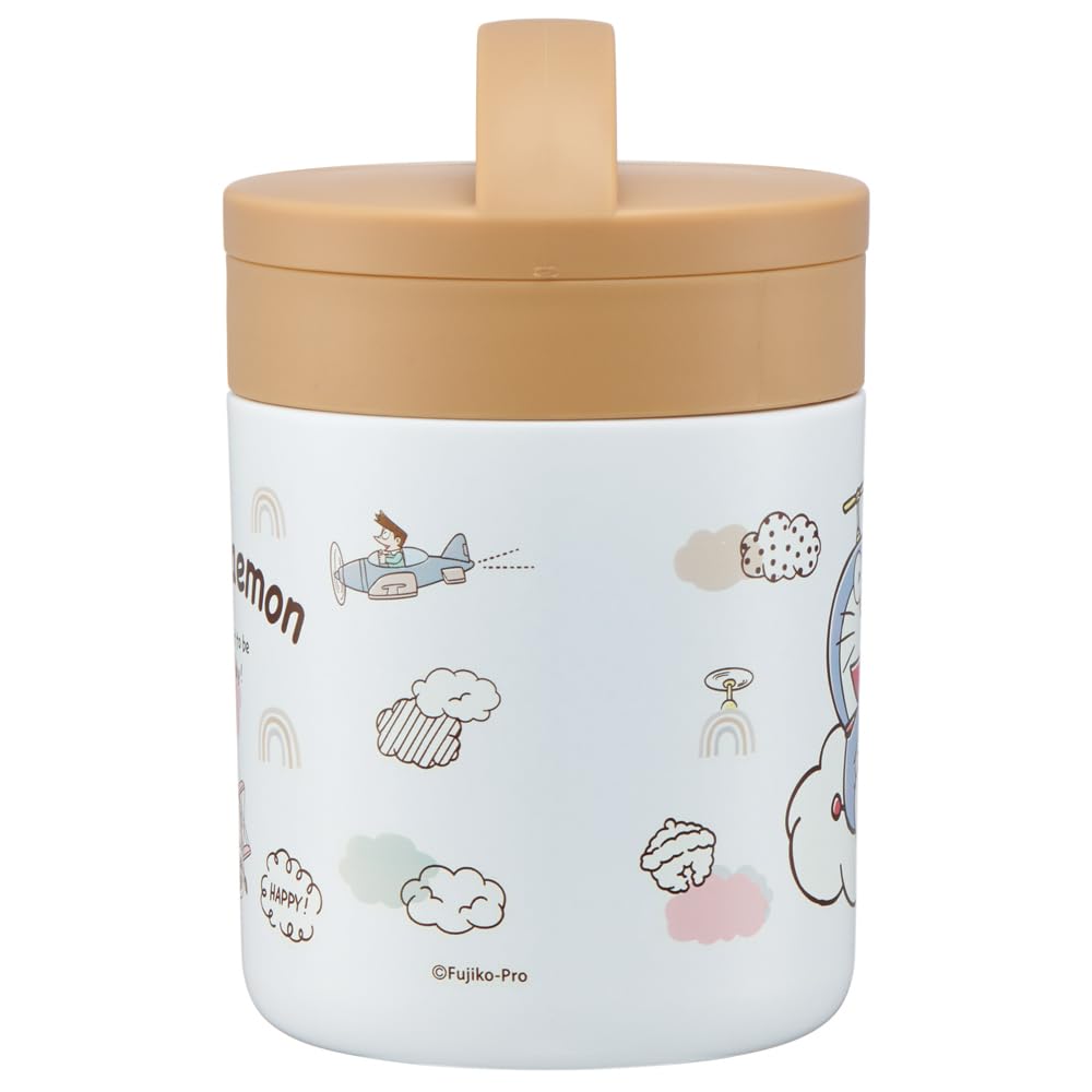 Skater Insulated Soup JarPot, 300ml, Doraemon Sky Walk, Sanrio Design, LJFC3AG-A