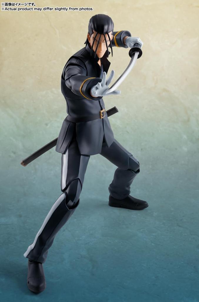 TAMASHII NATIONS S.H.Figuarts Rurouni Kenshin: Meiji Swordsman Romantic Story - Saito Hajime, Approximately 165mm, PVC & ABS Painted Action Figure