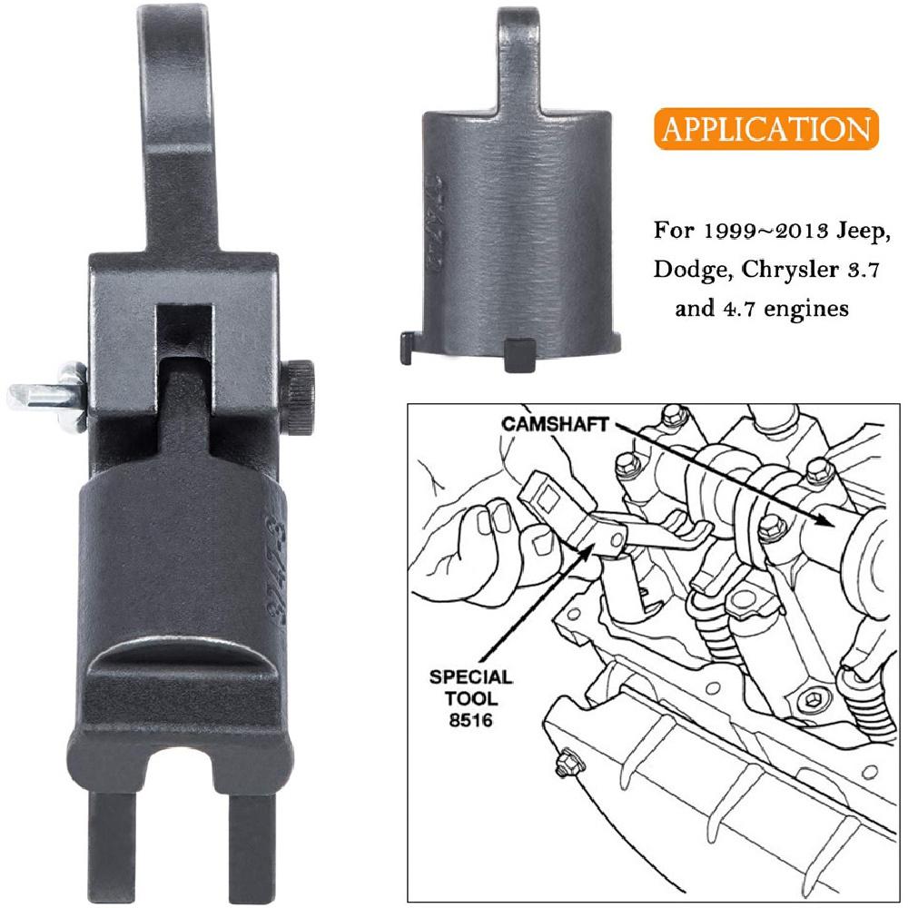 Компрессор пружин клапанов Съемник/установщик коромысел Для Dodge Jeep 3.7 и 4.7 л