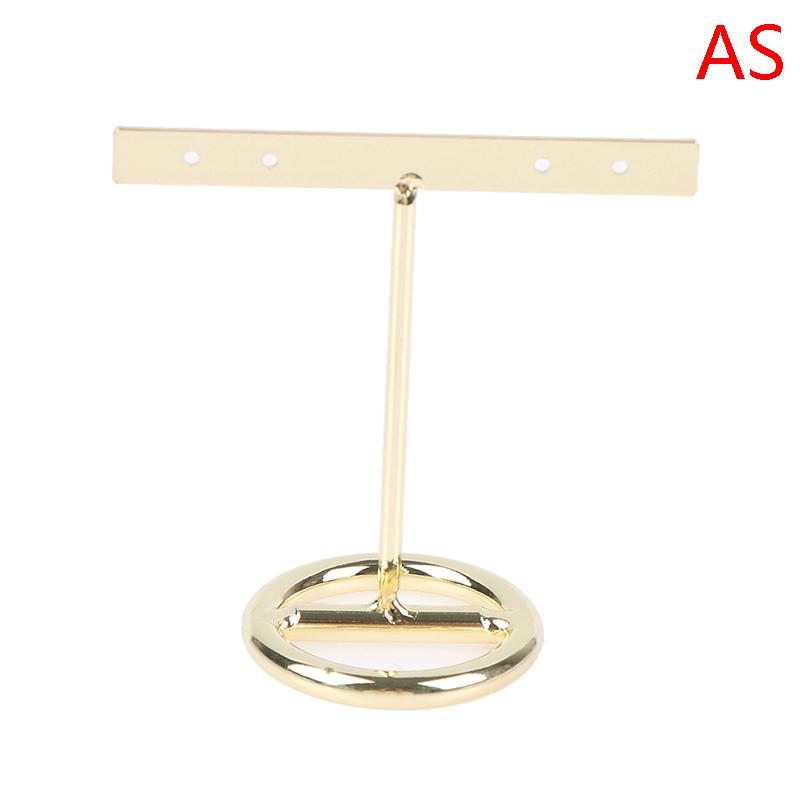 Earrings Display Stand Gold Earrings Display Rack T-Shape Earrings Showcase Jewelry Display Rack Pendant Earring Holder