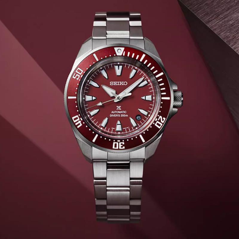 Seiko PROSPEX Водонепроницаемые 200м Механический механизм Стальной браслет Часы 41.7мм Мужские Часы SRPL11K1