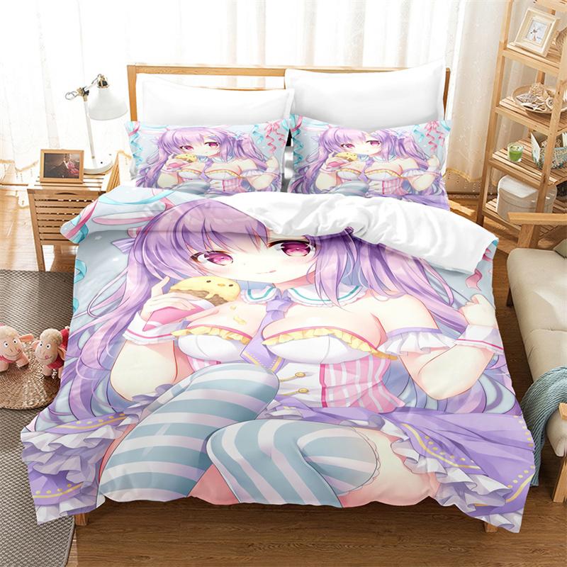 Комплект постельного белья с изображением милой девочки, комплект постельного белья для влюбленных, комплект постельного белья для детей, роскошный комплект постельного белья размера «king-size», комплект постельного белья «queen-size»