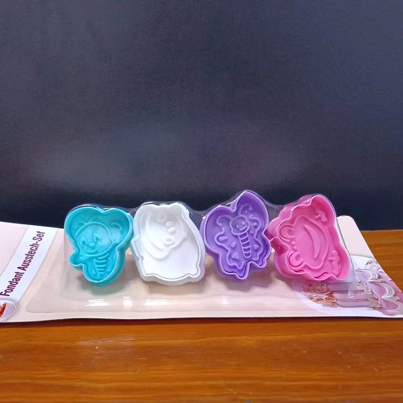 Весенние формы для печенья с животными, пресс-тип, инструменты для выпечки, формы для торта «сделай сам»