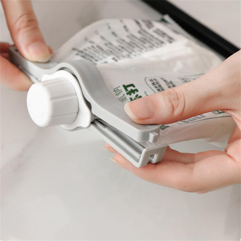 Уплотняющий зажим с винтовой крышкой, пакет для приправ, мешок для сухого молока, мешок для соли, уплотнительный зажим, зажим для консервирования закусок, гаджет, кухонные аксессуары