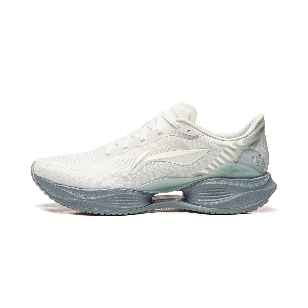 Li Ning Super Light 23 Амортизирующие Скользкие Устойчивые к истиранию Дышащие Низкие Повседневные Беговые Кроссовки Мужские Белые ARBW017-18
