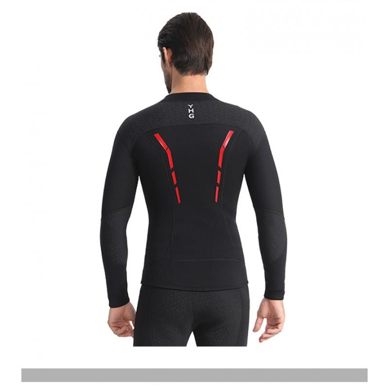 3mm Neoprene Wetsuit Set Men Women Separated Top Pants Snorkeling Surfing Cold Water Swimming