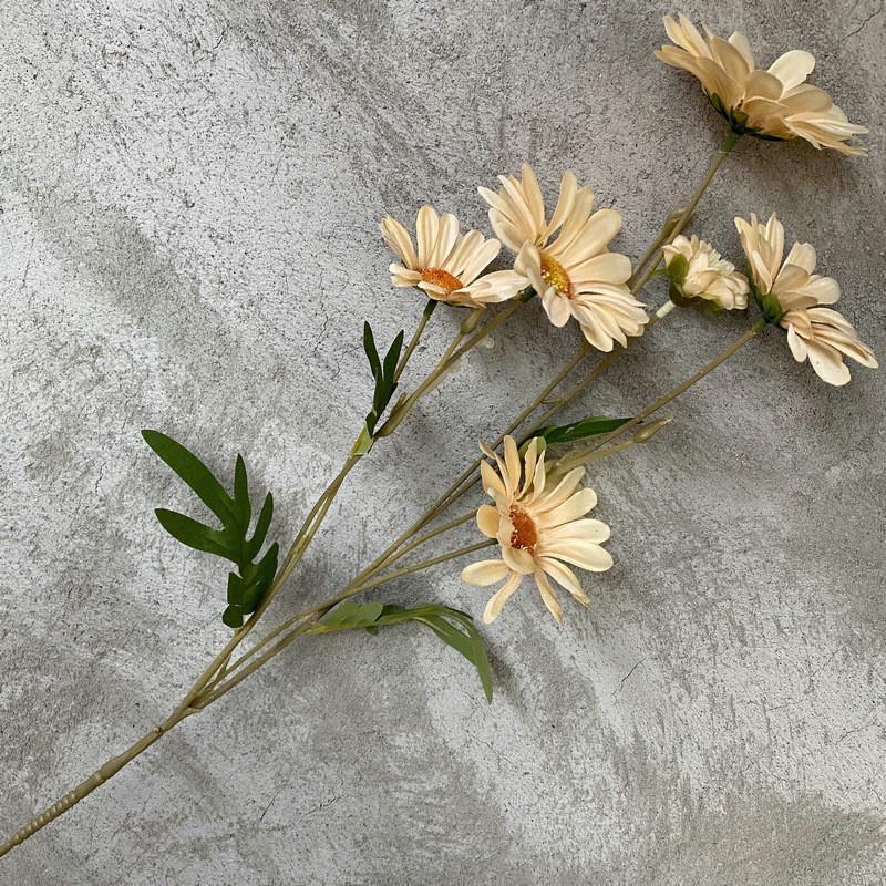 Искусственный шелковый цветок 'Маргаритка' для свадебной дорожки и модных домашних украшений