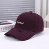 Fashion European and American hole decoration soft top breathable comfortable baseball cap outdoor sports letter embroidery sun hat