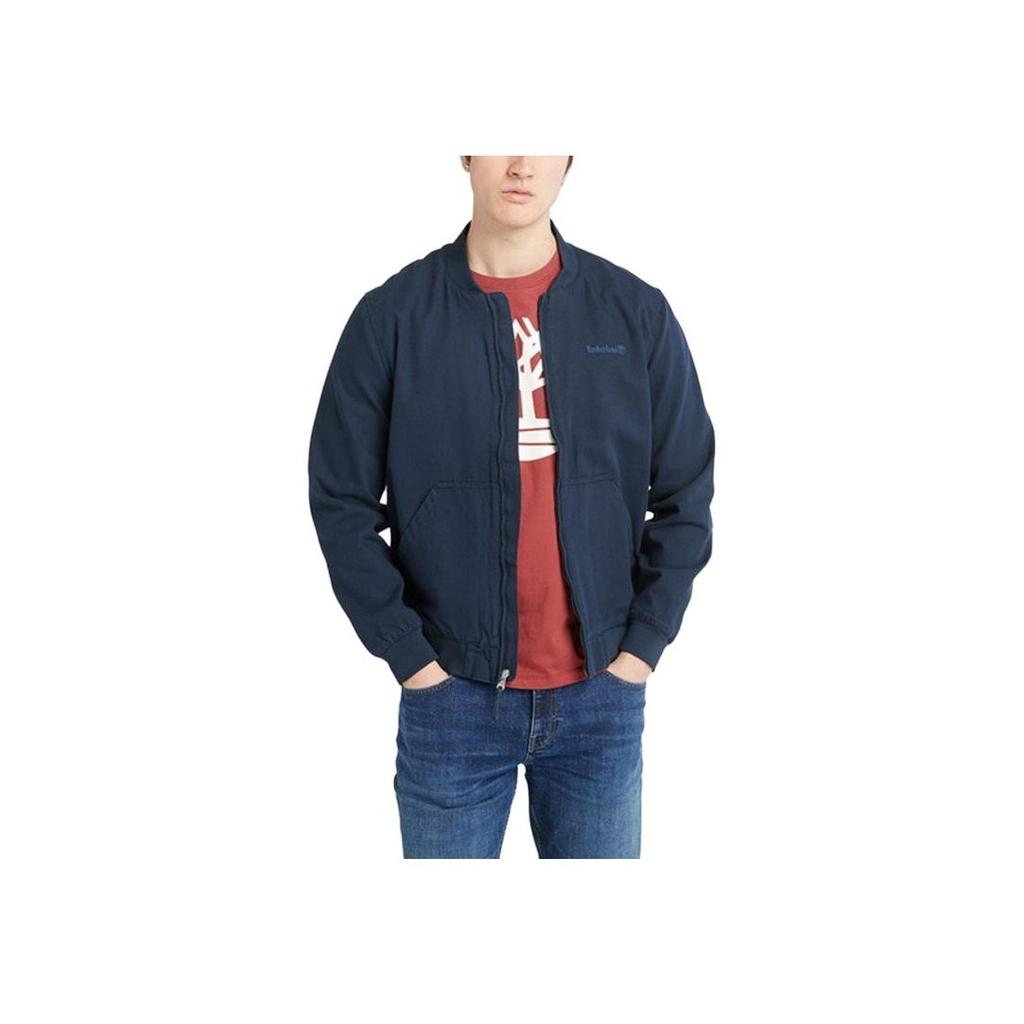 Timberland Однотонная повседневная куртка-бомбер для активного отдыха Мужские куртки Deep-Sapphire-Blue A6R1N-433